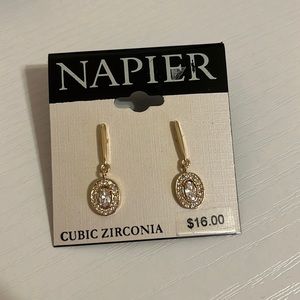 Napier cubic zirconia earrings